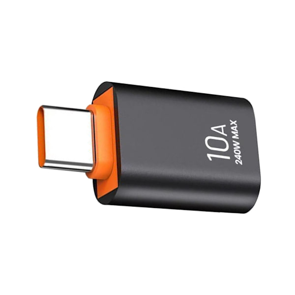 Rask synkronisering USB Type C til USB3.0-adapter for lading og dataoverføring for telefon Black