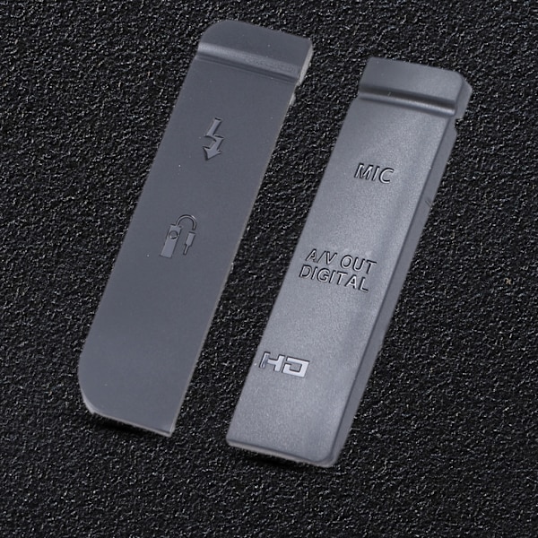 Kamera USB MIC-gränssnittsskydd Bottenpluggar Dammskydd för 7D-kamera