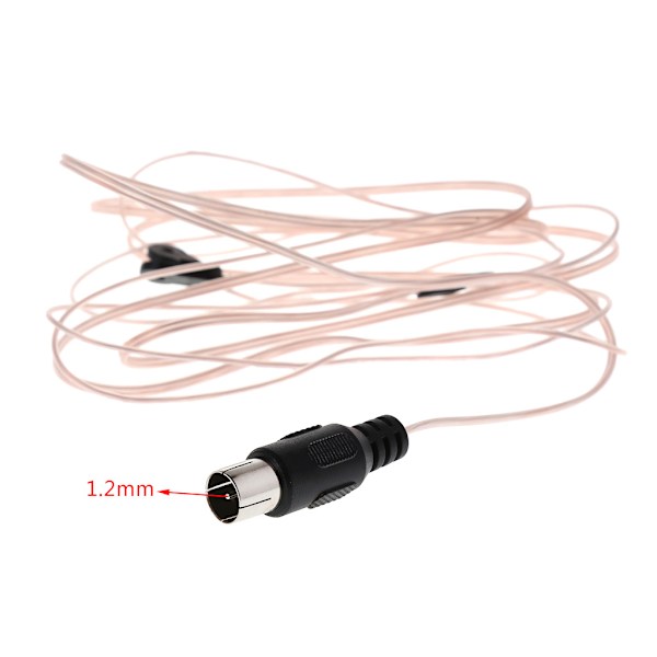 Dipolradioantenn Luftantenn FM-signalmottagare Hankontakt TV-adapter Tuner C
