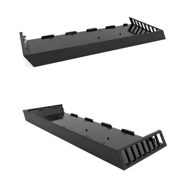Erstatningsdeksel for konsoll Solid Matt HDD-brønn Harddiskdeksel for skall til etui for konsoll Black