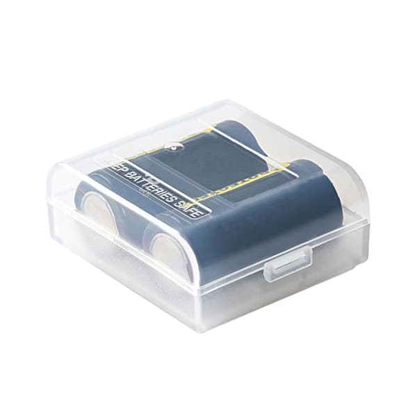Batteriförvaringslåda Säker Förvaring för 2st/4st 16340 Batterier Förvaringsfodral null - 4 sections
