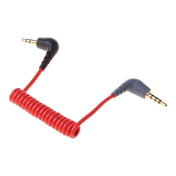 Erstatning 3,5 mm TRS til 3,5 mm TRRS adapterkabel til RODE SC7 SC2 af Video MIC B