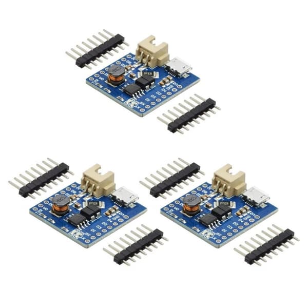 1/3 STK TP5400 Høyeffektivt 18650 Batteriskjoldmodul DC5V1A Boost 3 sets