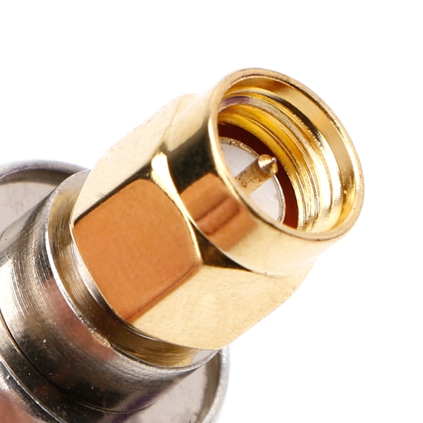 SMA-BNC-JJ RF Koaxial Koax Adapter SMA Hane till BNC Hanekontakt Rakt