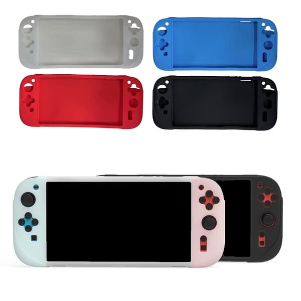 Silikone Skal Letvægts Covers Nem Installation & Fjernelse til NS2 Switch2 Black