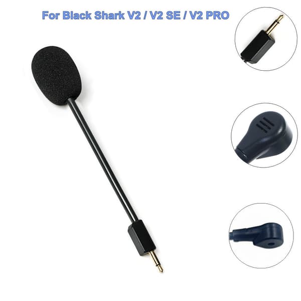 Gaming Headset Mic til Shark V2/V2 Headset Udskiftningsdele Små Stykker Gaming System Reparationsdele