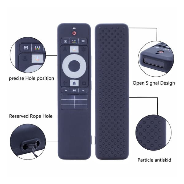 Fjernkontrolltrekk i silikon forhindrer riper for HTR U34G TV-er Blue