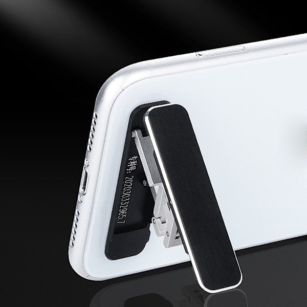 Skrivbordshållare Mobiltelefonhållare Fällbart stativ för mobiltelefon Gray