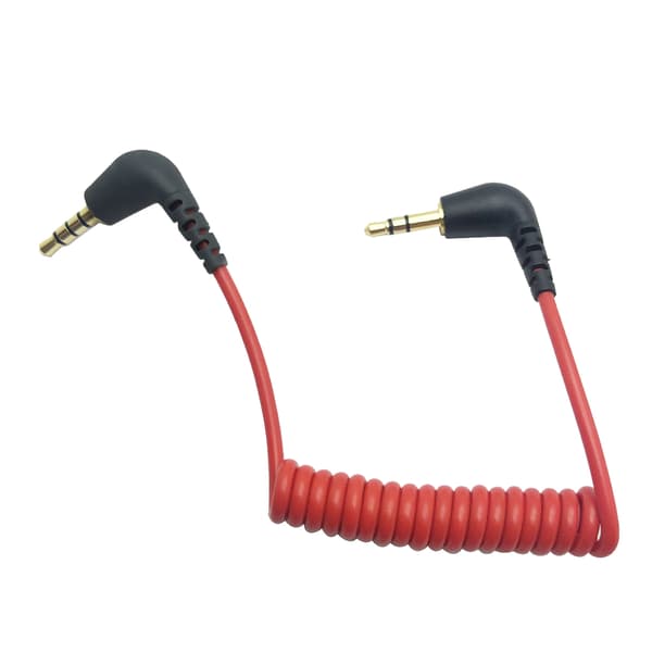 Erstatning 3,5 mm TRS til 3,5 mm TRRS adapterkabel til RODE SC7 SC2 af Video MIC B