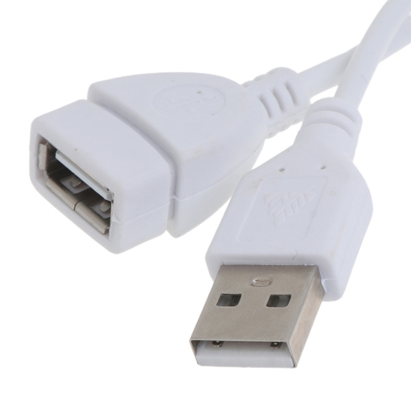 USB-förlängare, USB-förlängningskabel hane till hona USB-kabel lämplig för USB-tangentbord, mus, flash-enhet