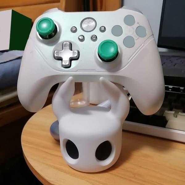 Halkfri Kontrollbas Anime Gamepad Ställ Skrivbordsförvaringsfäste White