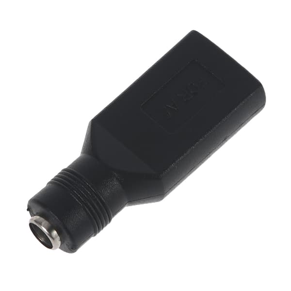 USB-DC-sovitin USB 2.0 A Naaras/Uros - DC 5.5x2.1mm Naaras/Uros Liitin