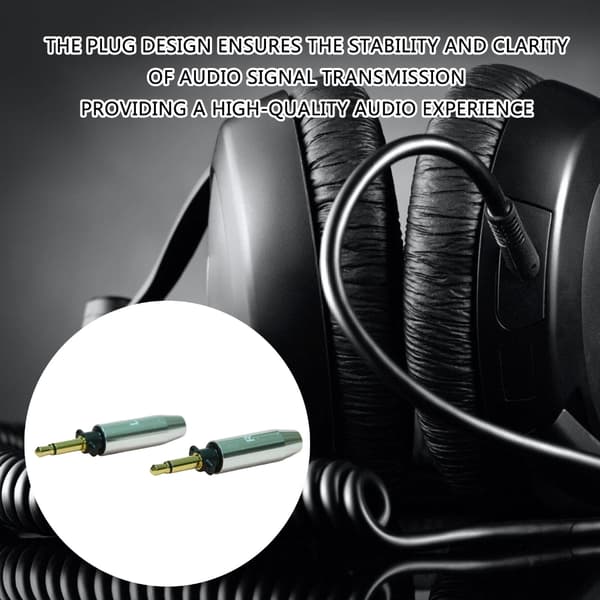 Presisjonskonstruert hodetelefonplugg for SONOROUS D8000 hodetelefoner, solide plugger