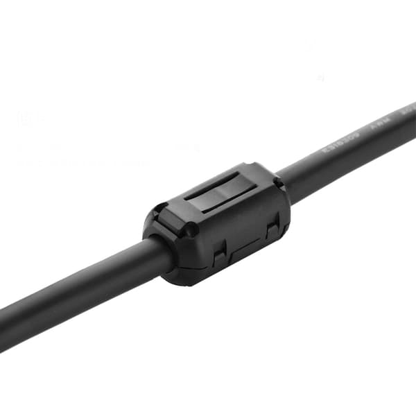 Clip-on Ferrite Ring Core RFI EMI Brusreducerande Kabelklämma för 3.5/5/7/9/13mm