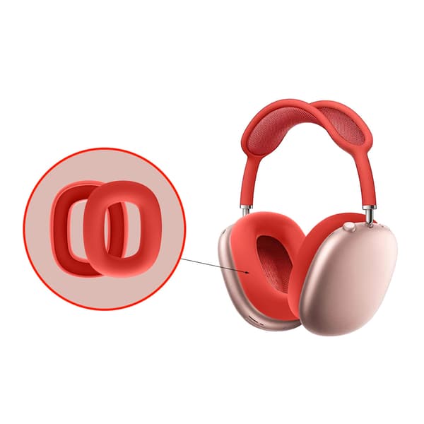 Kvalificerede ørepuder Bløde pudebetræk til Max Headset Cover White
