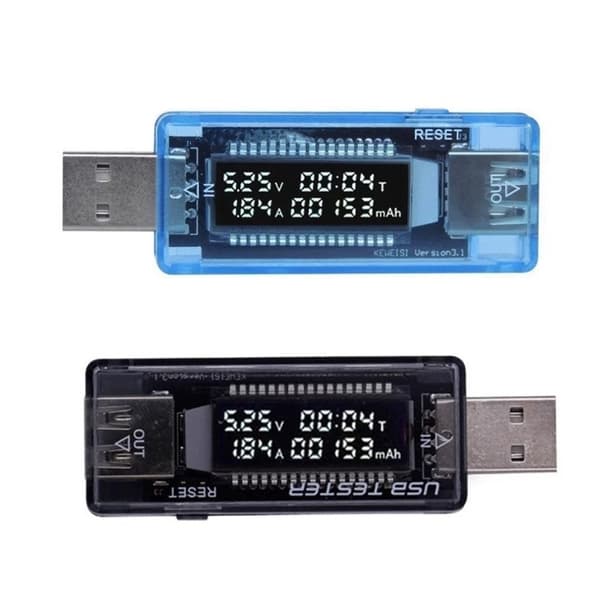 USB Strømanalysatorer USB Meter Funktion Automatisk Enhedsgenkendelse Datalagring