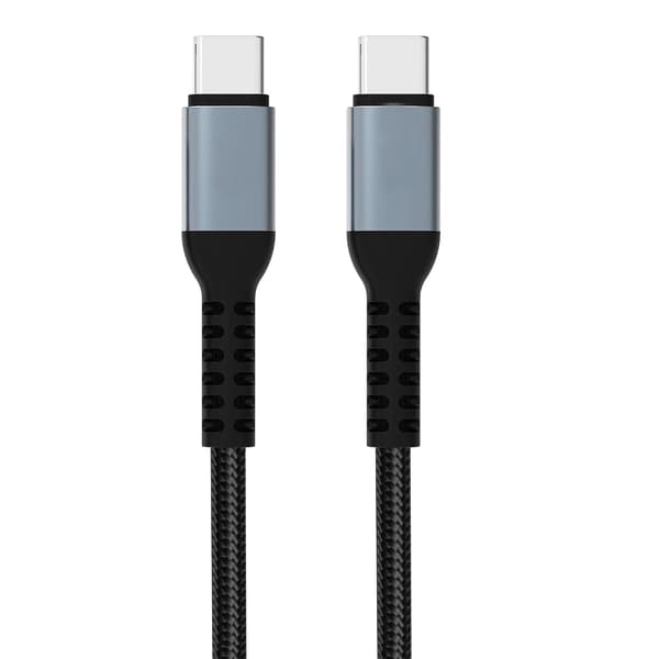 USB C til USB C Kabel Han til Han Kabel Understøtter Opladning Synkronisering Dataoverførsel Ledning 480mbps til Elektroniske Enheder 0.5m 100 W