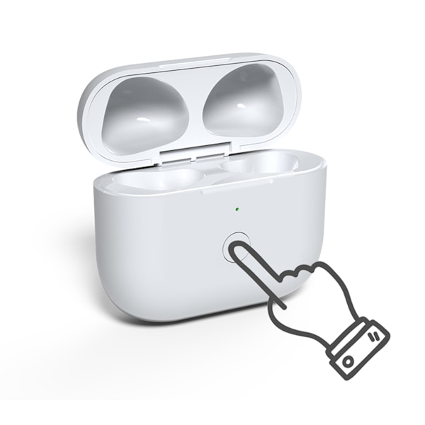 Trådlös Laddning för Fodral Laddningslåda för AirPods 3 med LED-indikator