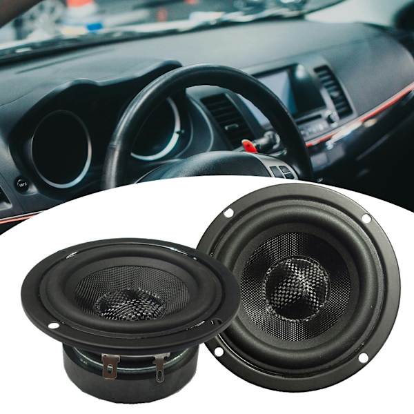 Full Frequency Hifi-högtalare 3 tum 4 Ohm 15W Vattentäta Högtalare med Glasfiber för Bättre Bas