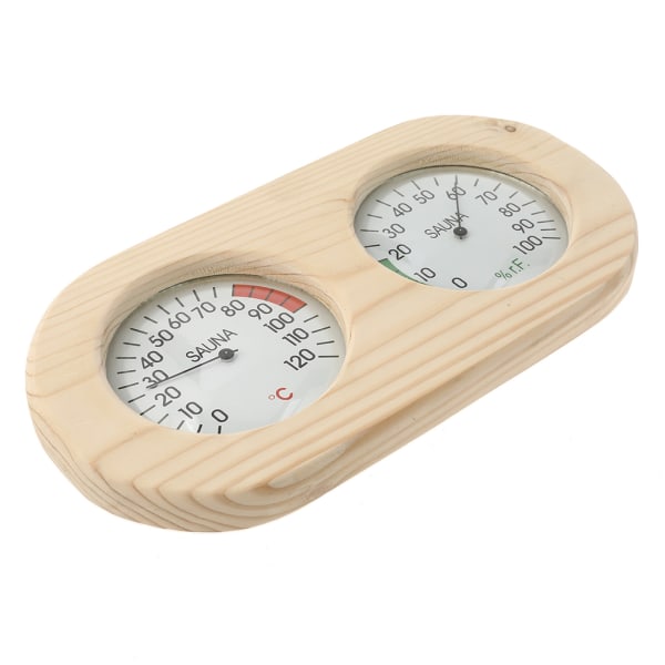 Hot Sale Trä Bastu Termometer Hygrometer Temperaturmätare