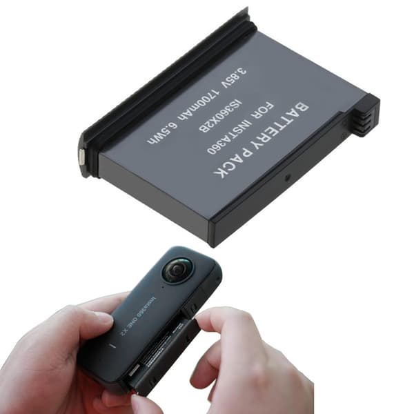 Genopladeligt lithiumbatteritilbehør til - 360 One X2 kamera null - Charger
