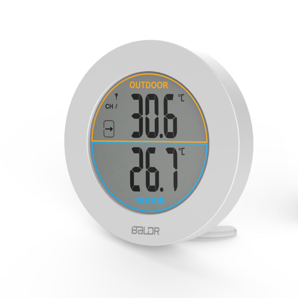 Trådlös Hygrometer Termometer Mätare Inomhus Utomhus Display med Sensor