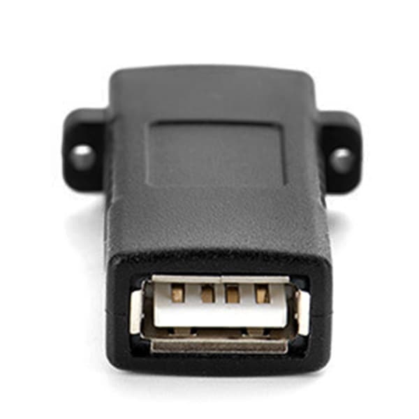 USB Hun til Hun Adapter 2.0 3.0 Hun Til Hun Sokkel Panelmonteringsadapter White