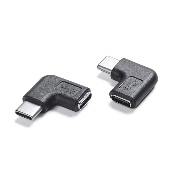 USB C 90 Graders Vinkeladapter Type C Han til Hun Kobling 10Gbps 5A