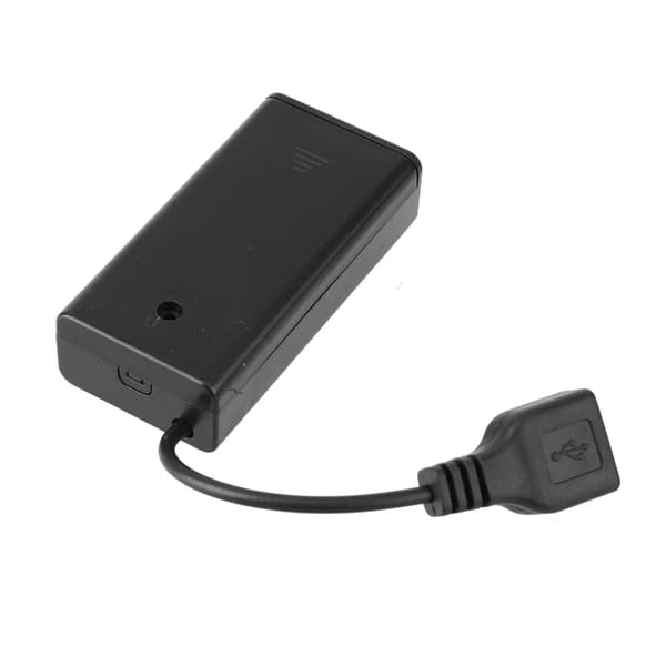 2/3/4/6/8 Spors AA Batterikasse Oppbevaringsboks med USB for Bygging av LED-lys null - 2