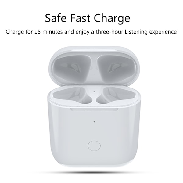 Trådlös laddningsbox lämplig för Airpods- 1 & 2 Perfekt laddare för fodral för Pods-ersättning