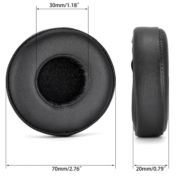 Bløde Memory Foam Ørepuder til HD25/HD25SP Headset Ørepude Ørepuder Gray
