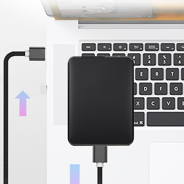 USB 2.0 Forlengelseskabel Hann til Hann Forlengerkabel 480 Mbps for Forlengelse Black 1.5m