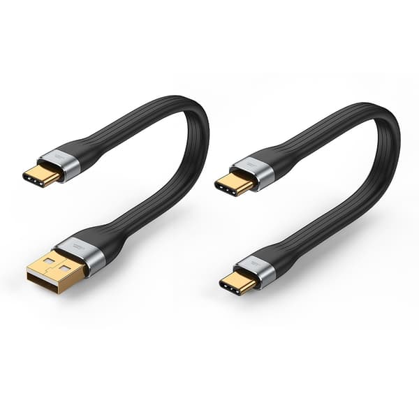 3A Snabbladdningskabel Typ C till Typ-C/USB A Dataöverföringskabel 480Mb/s Hastighet null - A