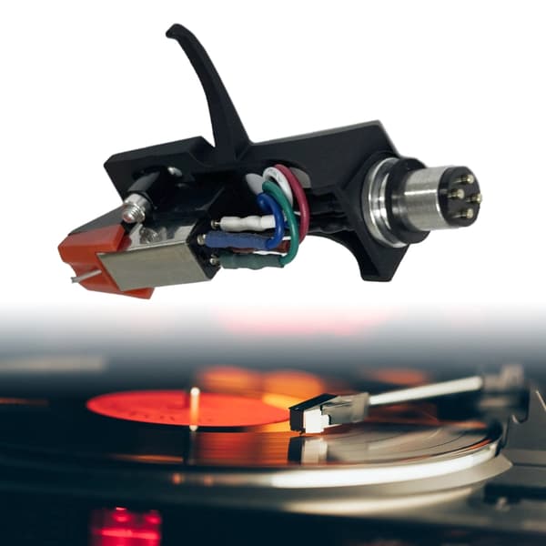 MM Magnetisk Phono Pickup Nål Headshell Letvægts Forbedrer Afspilninger