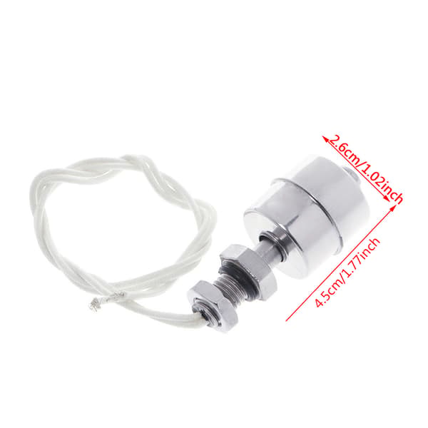 Rustfrit stål flydekontakt til tank væske vandstandssensor 110V 220V 45mm 1