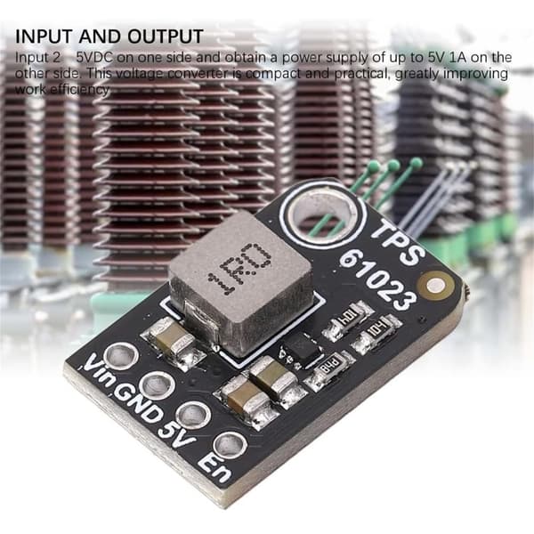 5V 1A Boost Regulator Modul TPS61023 For Bærbare Og Batteridrevne Enheter