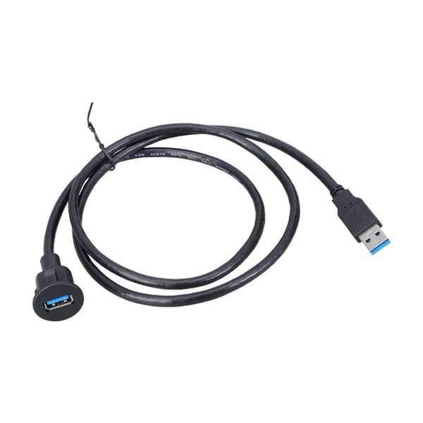 Inbäddad USB3.0 Förlängningskabel 5Gbps Laddningsdataöverföring Fordon Marint bruk