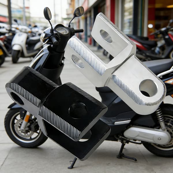 Scooter bakre støtdemperforlenger for bedre støtdemping Silver