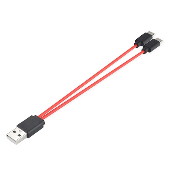 USB A till Dubbel USB C Telefonladdningskabel Typ-C Kabel Utmärkt Hållbarhet