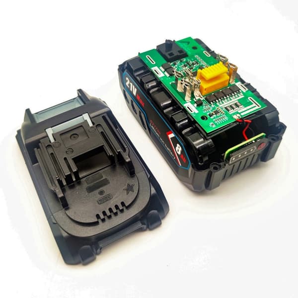 Lett Batteriholder Moderne Estetisk Design for 18V 21700 Hus