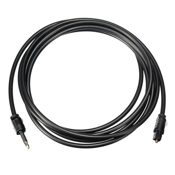 1m/1,5m/2m/3m/5m Optiske lydfiberkabler 3,5 mm plugg Digital optisk kabel 1.5m