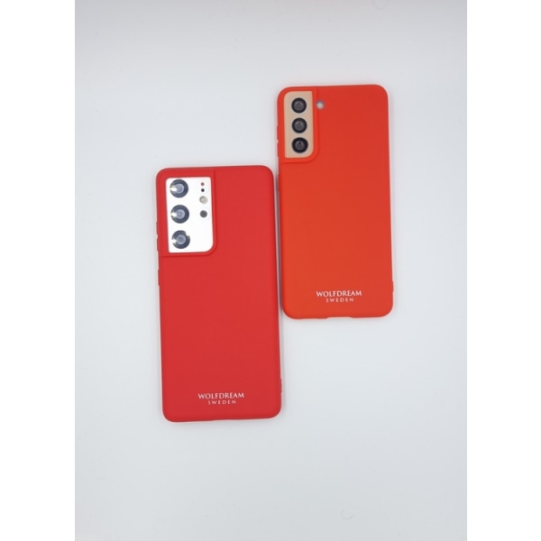 Candy Red-Röd  TPU silikon mobilskal till Samsung S22PLUS röd