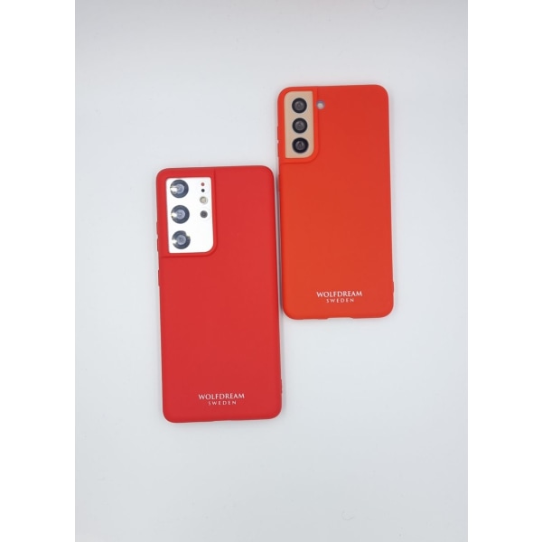 Candy Red TPU silikon till Samsung S21 röd