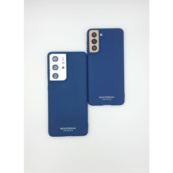 Navy Blue TPU silikon till Samsung S21PLUS blå
