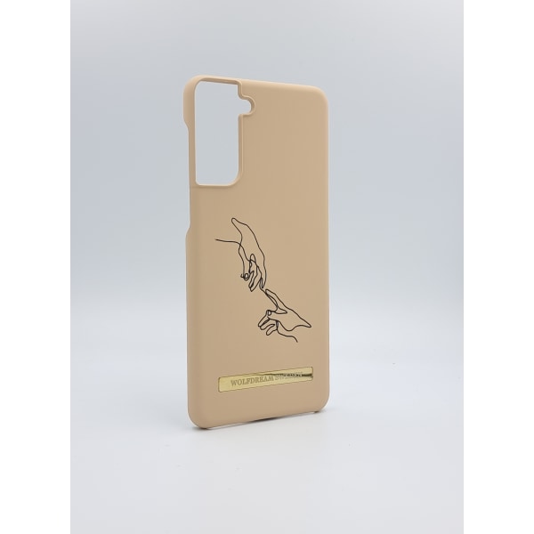 DIFFERENCE OF TOUCH - Beige premium skal till Samsung S21PLUS beige