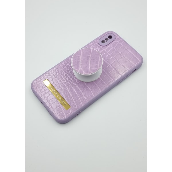 CROCO ORCHID -Lila mobilskal med hållare till Iphone 7/8PLUS lila