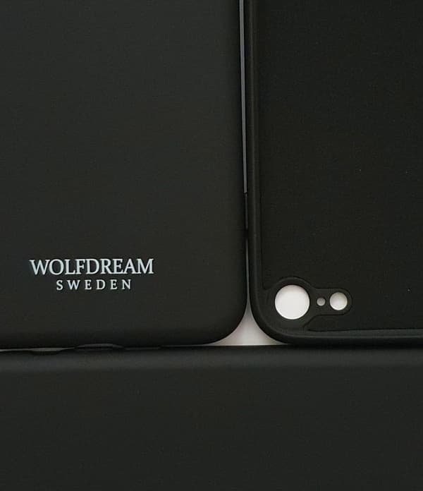 NIGHT BLACK SILIKON MOBILSKAL TILL IPHONE 7/8 svart