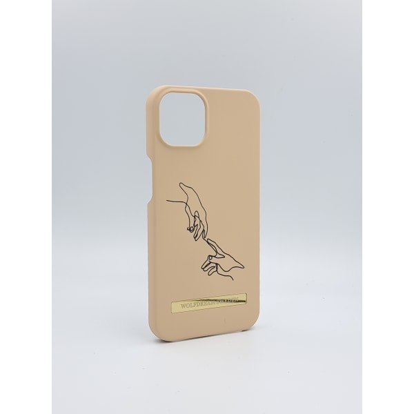 DIFFERENCE OF TOUCH - Beige premium skal till Iphone 13Mini beige