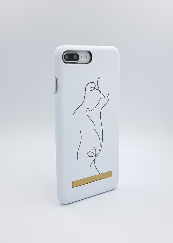 UNCONDITIONAL LOVE- Vit mobilskal till Iphone SE 2020 vit