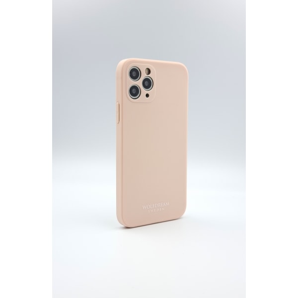 Rosa TPU silikon skal med kamera skydd till Iphone 12PRO rosa